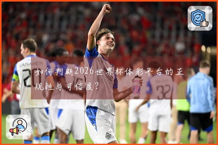 如何判断2026世界杯体彩平台的正规性与可信度？